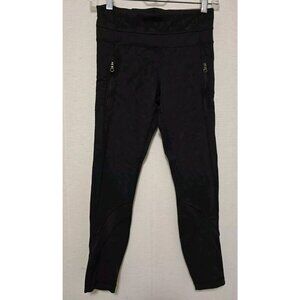 Lululemon Inspire Tight Womens Leggings Size 4 Black Animal Print